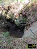 Bergschadensgebiet SDAG Wismut Schurf 57 (Gang 57) am Knochen bei Raschau, Erzgebirge, Sachsen, (D) (26) 01. Mai 2012.JPG